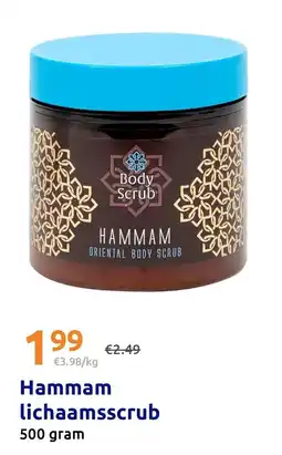 Action Hammam lichaamsscrub aanbieding