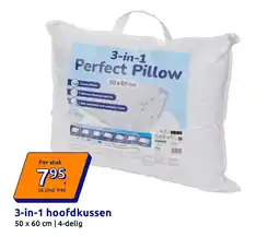 Action 3-in-1 hoofdkussen aanbieding
