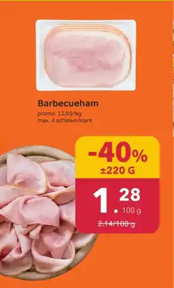 Bon Ap Barbecueham aanbieding