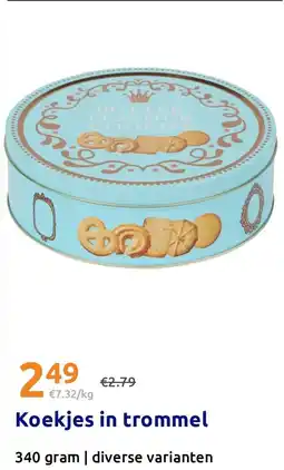 Action Koekjes in Trommel aanbieding