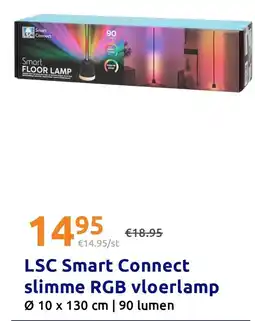 Action Lsc smart connect slimme rgb vloerlamp aanbieding