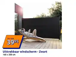 Action Uittrekbaar windscherm aanbieding