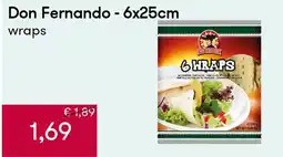 Peltri Don Fernando wraps aanbieding