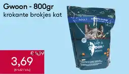 Peltri Gwoon krokante brokjes kat aanbieding
