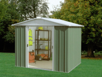 Makro Metalen tuinhuis 87 GEYZ 242 x 217 x 193 cm aanbieding