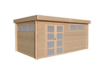 Makro Tuinhuis Modern 415 x 295 cm stalen dak met anti-condensdoek aanbieding