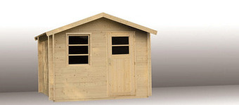 Makro Tuinhuis Triton open deur 300 x 300 cm aanbieding