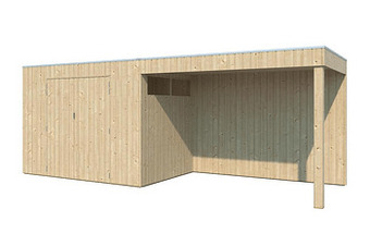 Makro Tuinhuis Cube 300 x 200 cm + extensie 300 cm aanbieding