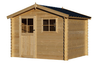 Makro Tuinhuis Capri 295 x 248 cm met stalen dak aanbieding