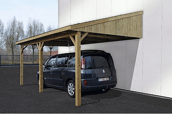 Makro Carport aanbouw 314 x 600 cm aanbieding
