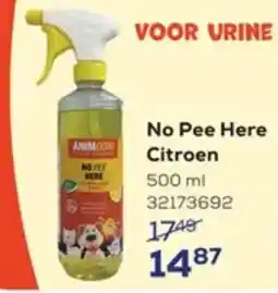 Supra Bazar No Pee Here Citroen aanbieding