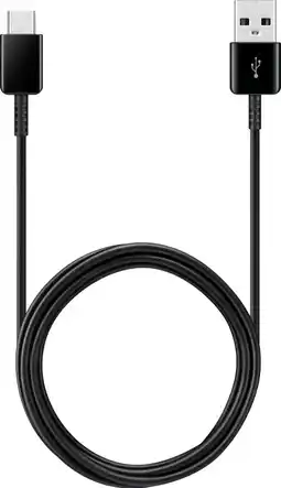 Coolblue Samsung Câble USB-A vers USB-C 1,5 m Matière Synthétique Noir aanbieding