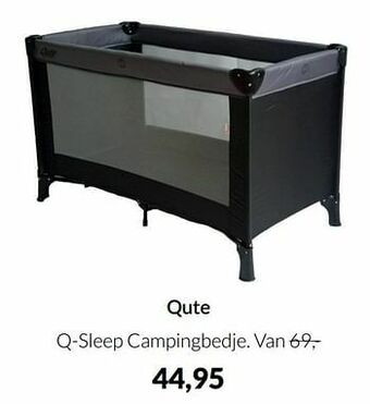 Qute q-sleep campingbedje
