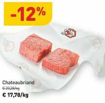 Renmans Chateaubriand aanbieding
