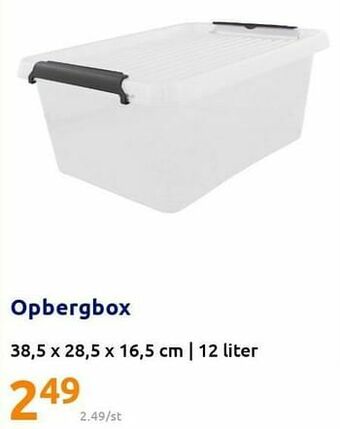 Action Opbergbox aanbieding