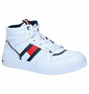 Tommy Hilfiger Witte Hoge Schoenen promotie bij Torfs