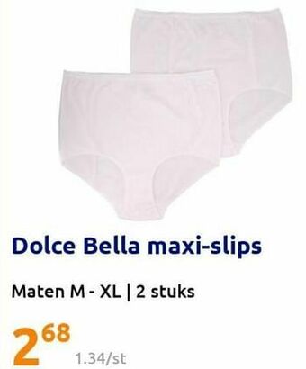 Action Dolce bella maxi-slips aanbieding