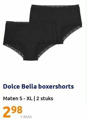 Action Dolce bella boxershorts aanbieding
