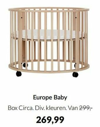 BabyPark Europe baby box circa aanbieding