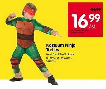 Fun Kostuum ninja turtles aanbieding