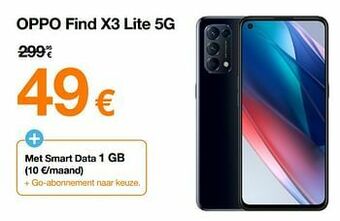 Orange Oppo find x3 lite 5g aanbieding