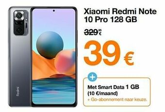 Orange Xiaomi redmi note 10 pro 128 gb aanbieding