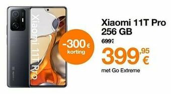 Orange Xiaomi 11t pro 256 gb aanbieding
