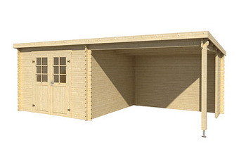 Makro Tuinhuis Luna 295 x 295 cm + extensie 200 cm aanbieding