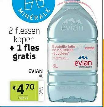 BelBev Evian aanbieding