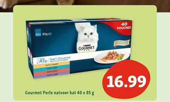 Maxi Zoo Gourmet Perle Natvoer Kat aanbieding