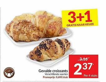 Intermarché Gevulde Croissants aanbieding