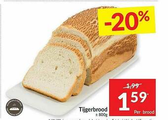 Intermarché Tijgerbrood aanbieding