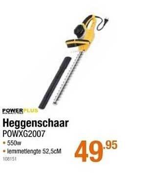 Cevo Powerplus Heggenschaar Powxg2007 aanbieding