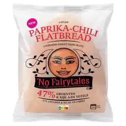 Albert Heijn No Fairytales Paprika-chili flatbread aanbieding