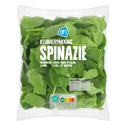 Albert Heijn AH Spinazie kleinverpakking aanbieding