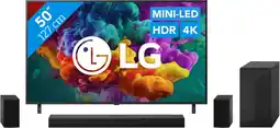 Coolblue LG Mini-led 50 QNED85 (2026) + LG DS60TR aanbieding