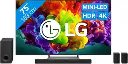 Coolblue LG Mini-led 75 QNED85 (2026) + LG DS80TR aanbieding