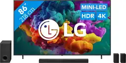 Coolblue LG Mini-led 86 QNED85 (2026) + LG DS80TR aanbieding