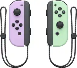 Coolblue Nintendo Switch Joy-Con Pastel Set Mauve/Vert aanbieding