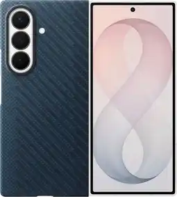 Coolblue Samsung Galaxy Z Fold 8 Ultra Back Cover Carbone avec Aimant Bleu aanbieding
