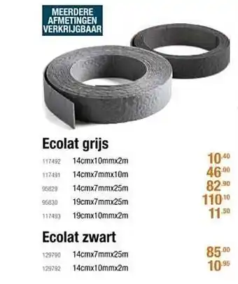 Cevo Ecolat Grijs Of Ecolat Zwart aanbieding