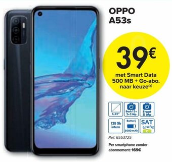 Carrefour Oppo A53s aanbieding