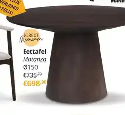 YGO Eettafel Matanza aanbieding