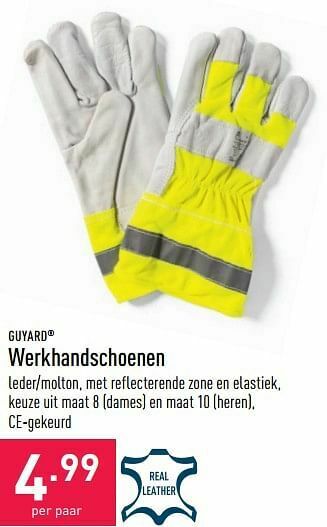 ALDI Werkhandschoenen aanbieding