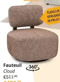 YGO Fauteuil Cloud aanbieding