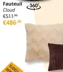 YGO Fauteuil Cloud aanbieding