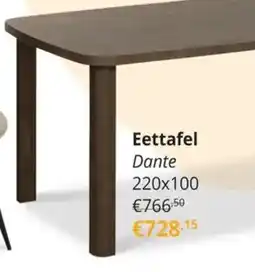 YGO Eettafel Dante aanbieding
