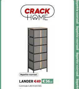Crack Lander commode aanbieding