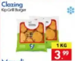 Tanger Markt Clazing Kip Grill Burger aanbieding