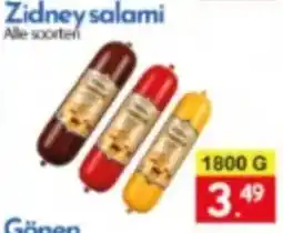 Tanger Markt Zidney salami aanbieding